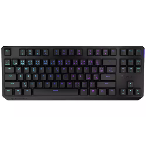 obrázek produktu Endorfy herní klávesnice Thock TKL Wireless Black / RGB / black sw. / bezdrátová / mechanická / CZ/SK layout / černá