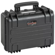obrázek produktu Doerr odolný vodotěsný kufr Explorer 3818 Black PH (38x27x18 cm, Foto L přihrádky, 3,6kg)