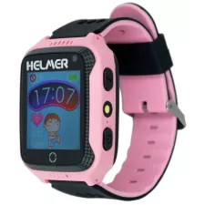obrázek produktu HELMER dětské hodinky LK 707 s GPS lokátorem/ dotykový display/ IP54/ micro SIM/ kompatibilní s Android a iOS/ růžové