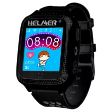 obrázek produktu HELMER dětské hodinky LK 707 s GPS lokátorem/ dotykový display/ IP54/ micro SIM/ kompatibilní s Android a iOS/ černé