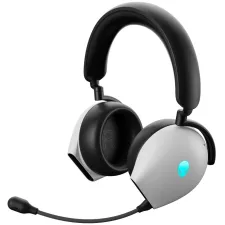obrázek produktu DELL AW920H/ Alienware Tri-Mode Wireless Gaming Headset/ bezdrátová sluchátka s mikrofonem/ stříbrný