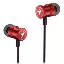 obrázek produktu GENIUS headset HS-M316 METALLIC RED/ červený/ 4pin 3,5 mm jack