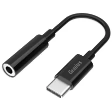 obrázek produktu GENIUS ACC-C100 redukce z 3,5mm audio jack na USB-C, černá