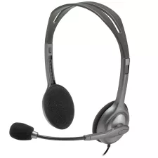 obrázek produktu Logitech Headset Stereo H110/ drátová sluchátka + mikrofon/ 3,5 mm jack/ šedá