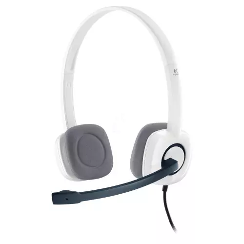 obrázek produktu Logitech Headset Stereo H150/ drátová sluchátka + mikrofon/ 3,5 mm jack/ kokosová bílá