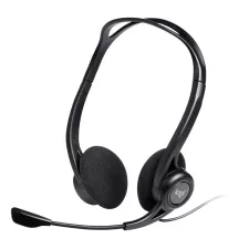 obrázek produktu Logitech Headset Stereo PC 960/ drátová sluchátka + mikrofon/ USB/ černá