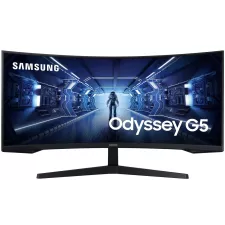 obrázek produktu Samsung Odyssey G5/ 34\"/ Prohnutý/ 3440x1440/ VA/ 1ms/ 250 cd/m2/ DP/ HDMI/ jack/ VESA/ černý