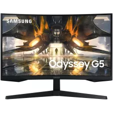 obrázek produktu Samsung Odyssey G55A/ 27"/ prohnutý/ 2560x1440/ VA/ 1ms/ 300 cd/m2/ DP/ HMDI/ sluchátkový port/ VESA/ černý