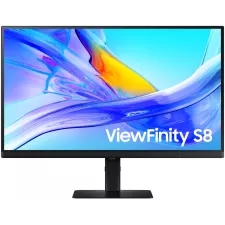 obrázek produktu Samsung ViewFinity S8 27" / S80UD / 4K UHD 3840x2160 / 16:9 / IPS / 5ms / 60Hz / Jack/HDMI/DP/USB/USB-C/LAN/PIVOT/VESA