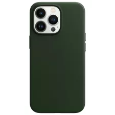 obrázek produktu Apple iPhone 13 Pro Leather Case with MagSafe - Sequoia Green