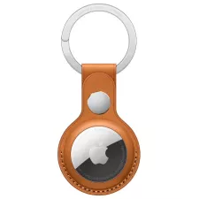 obrázek produktu Apple AirTag Leather Key Ring - Golden Brown
