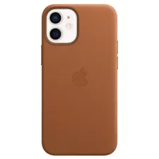 obrázek produktu Apple iPhone 12 mini Leather Case with MagSafe - Saddle Brown