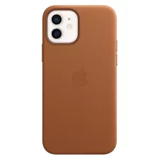 obrázek produktu Apple iPhone 12 | 12 Pro Leather Case with MagSafe - Saddle Brown