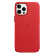 obrázek produktu Apple iPhone 12 Pro Max Leather Case with MagSafe - (PRODUCT)RED