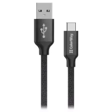obrázek produktu ColorWay USB-C kabel 2m 2.4A, černá