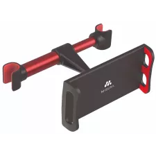 obrázek produktu MISURA držák tabletu a mobilu do auta černo červený