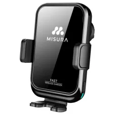 obrázek produktu MISURA držák mobilu do auta s bezdrátovým nabíjením MA04 černý