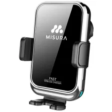 obrázek produktu MISURA držák mobilu do auta s bezdrátovým nabíjením MA04 stříbrný