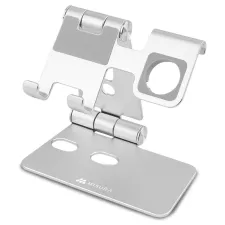 obrázek produktu MISURA stojan na mobilní telefony a hodinky ME19 stříbrný