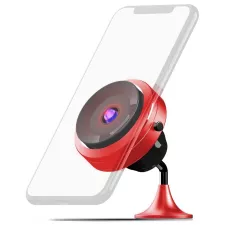 obrázek produktu MISURA držák mobilu s el. přísavkou a bezdrátovým nabíjením MA05 - červený