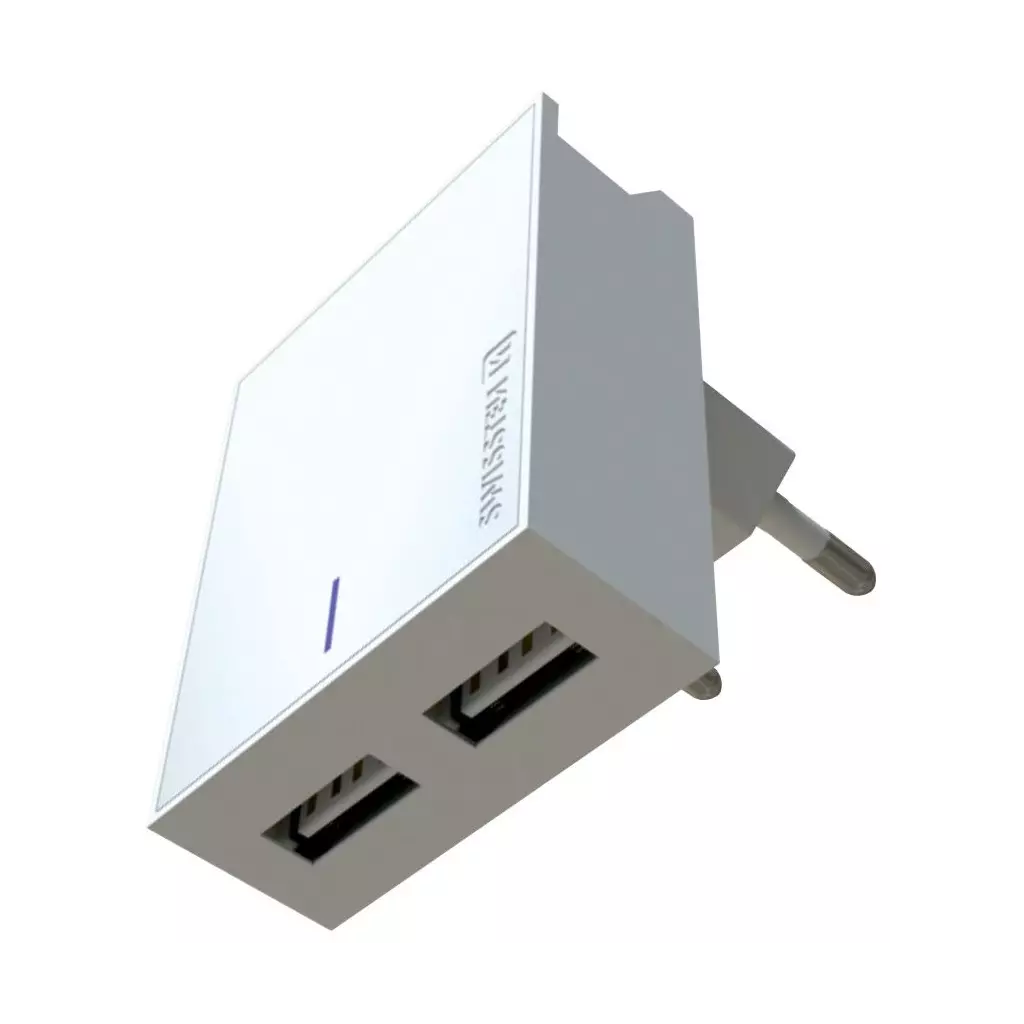 Obrázek produktu Swissten Síťový Adaptér Smart Ic 2X Usb 3A Power + Datový Kabel Usb / Lightning 1,2 M Bílý