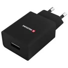 obrázek produktu Nabíječka cestovní SWISSTEN 1x USB, IC, 1A + microUSB kabel, černá