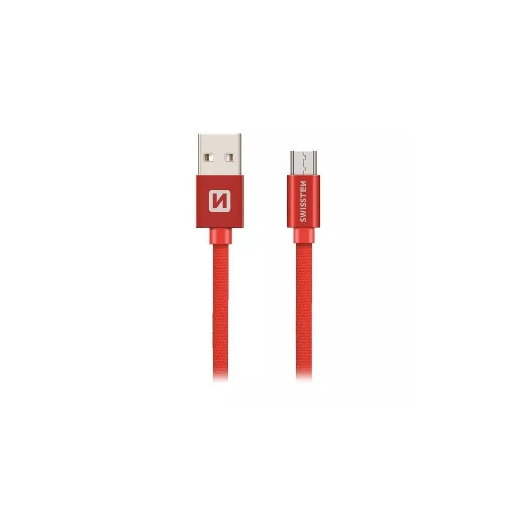 Obrázek produktu SWISSTEN kabel USB microUSB textilní 3m 3A