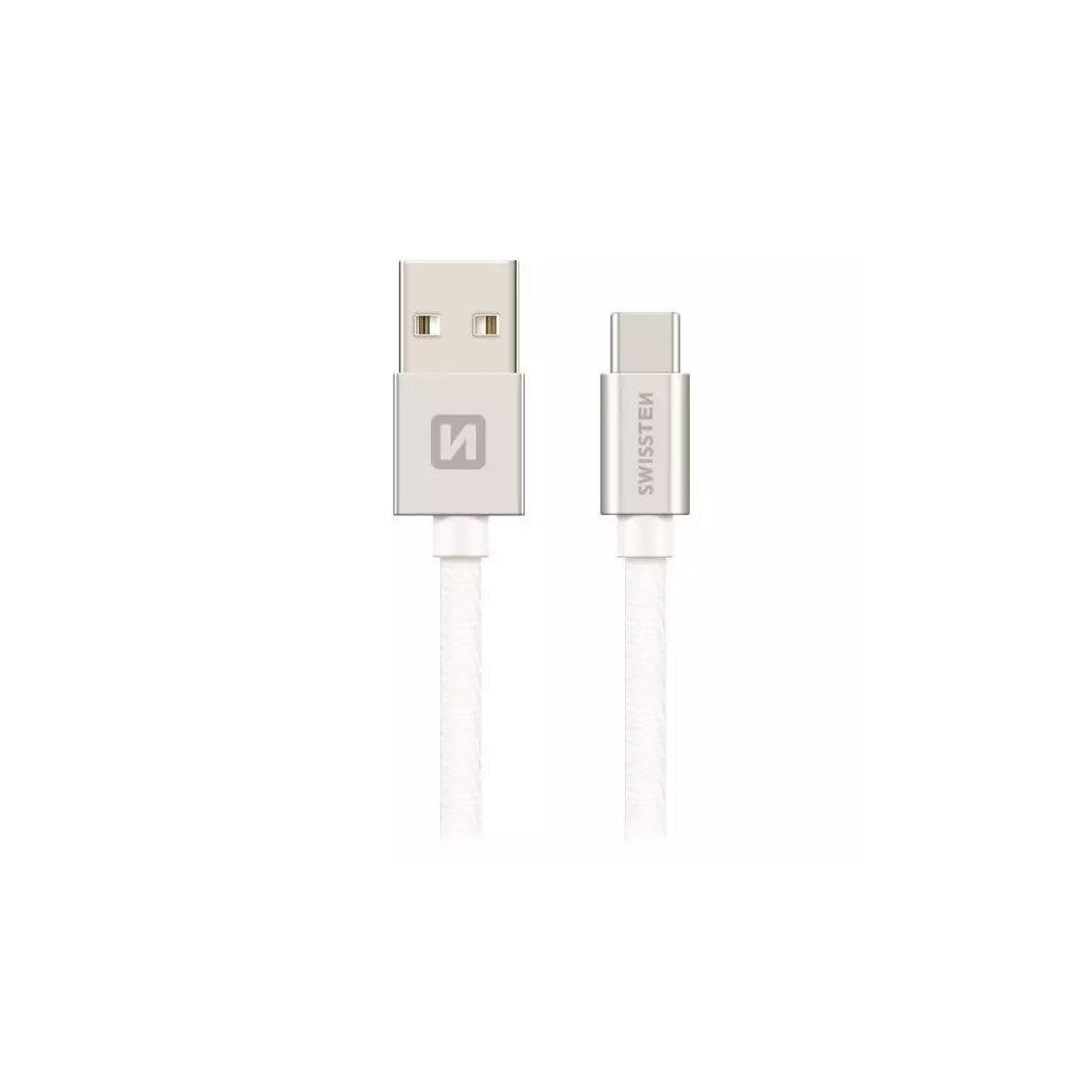 Obrázek produktu Swissten Datový Kabel Textile Usb / Usb-C 0,2 M St