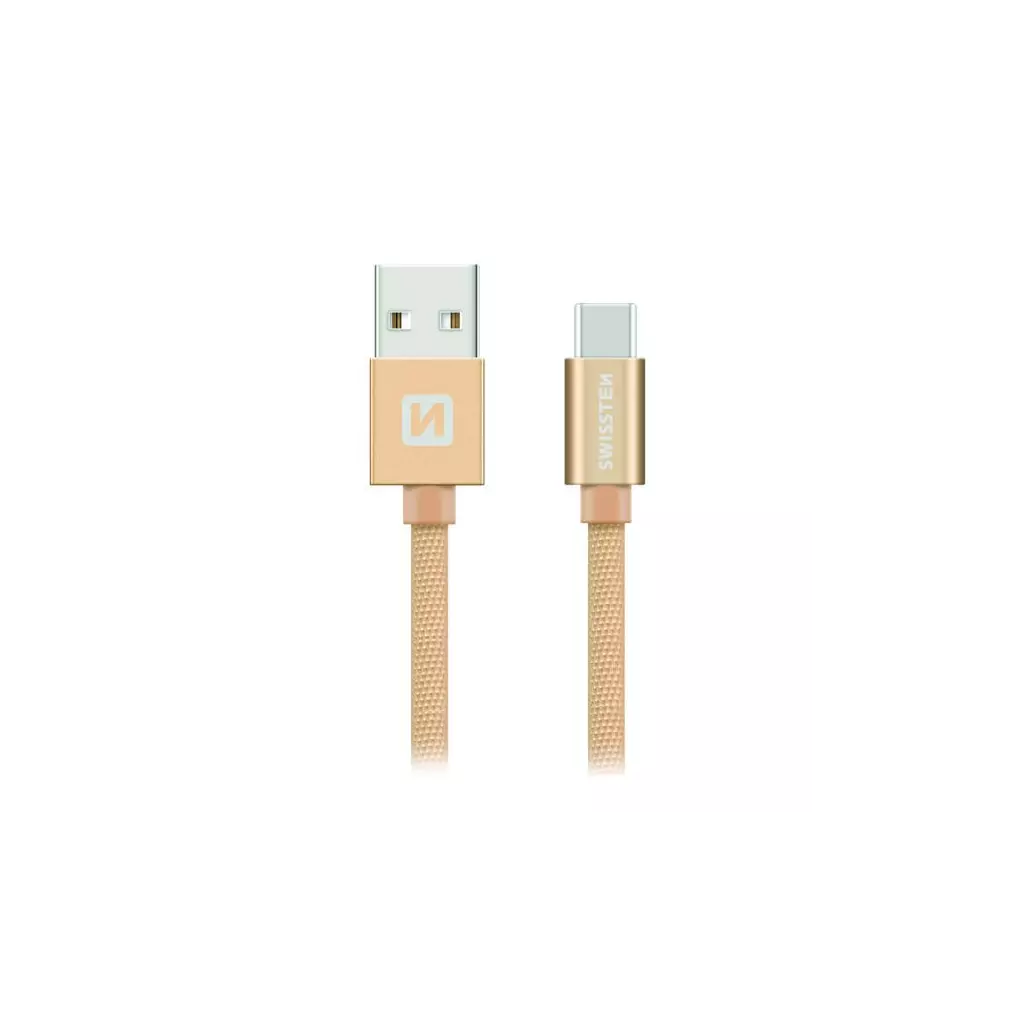 Obrázek produktu Swissten Datový Kabel Textile Usb / Usb-C 1,2 M Zl