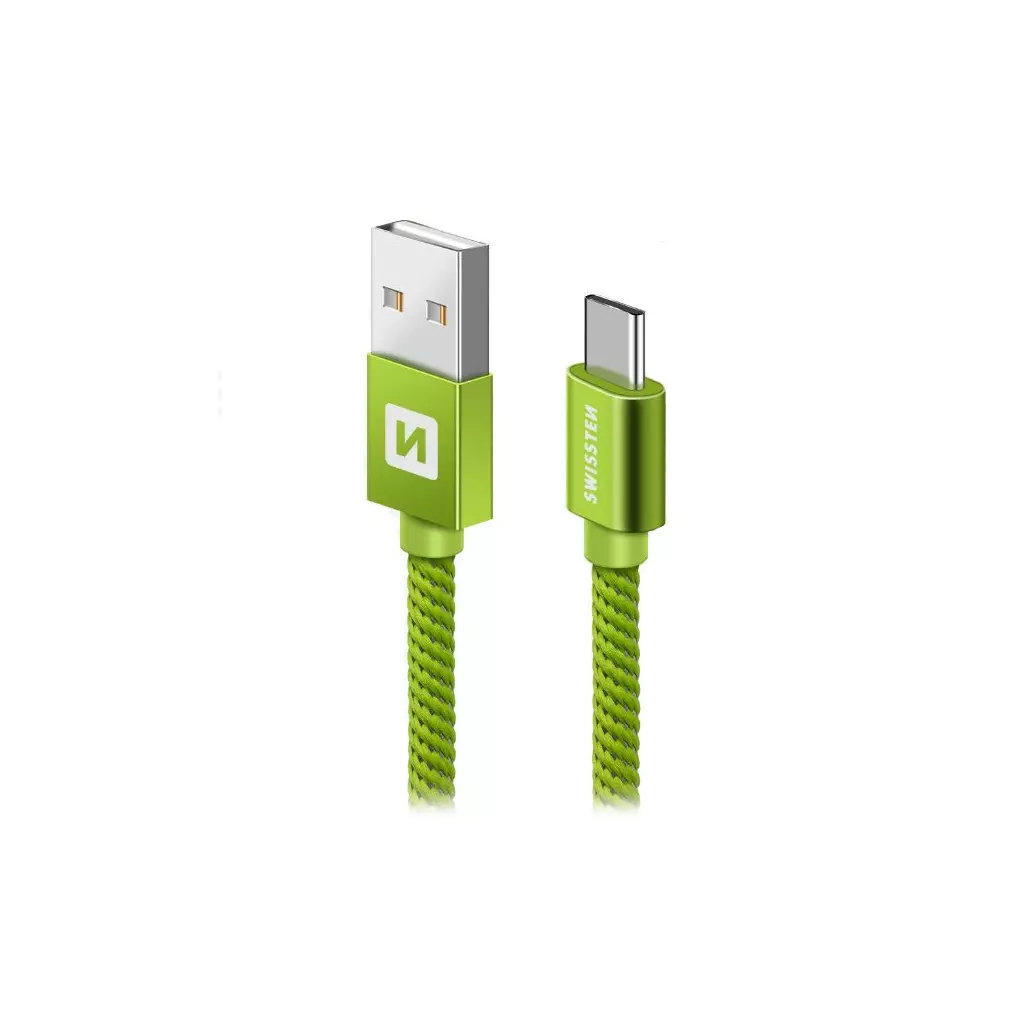 Obrázek produktu Swissten Datový Kabel Textile Usb / Usb-C 2,0 M Ze