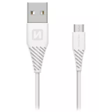 obrázek produktu SWISSTEN kabel USB microUSB 1,5m BÍLÁ