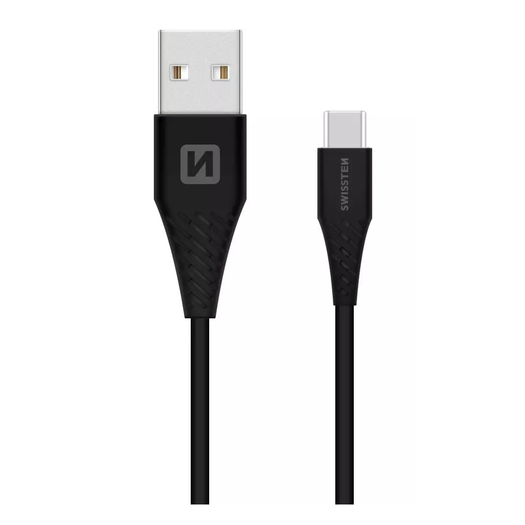 Obrázek produktu SWISSTEN kabel USB USB-C s konektorem 9mm 1,5m ČER