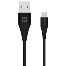 obrázek produktu DATOVÝ KABEL SWISSTEN USB / USB-C 3.1 ČERNÝ 1,5M (9mm)