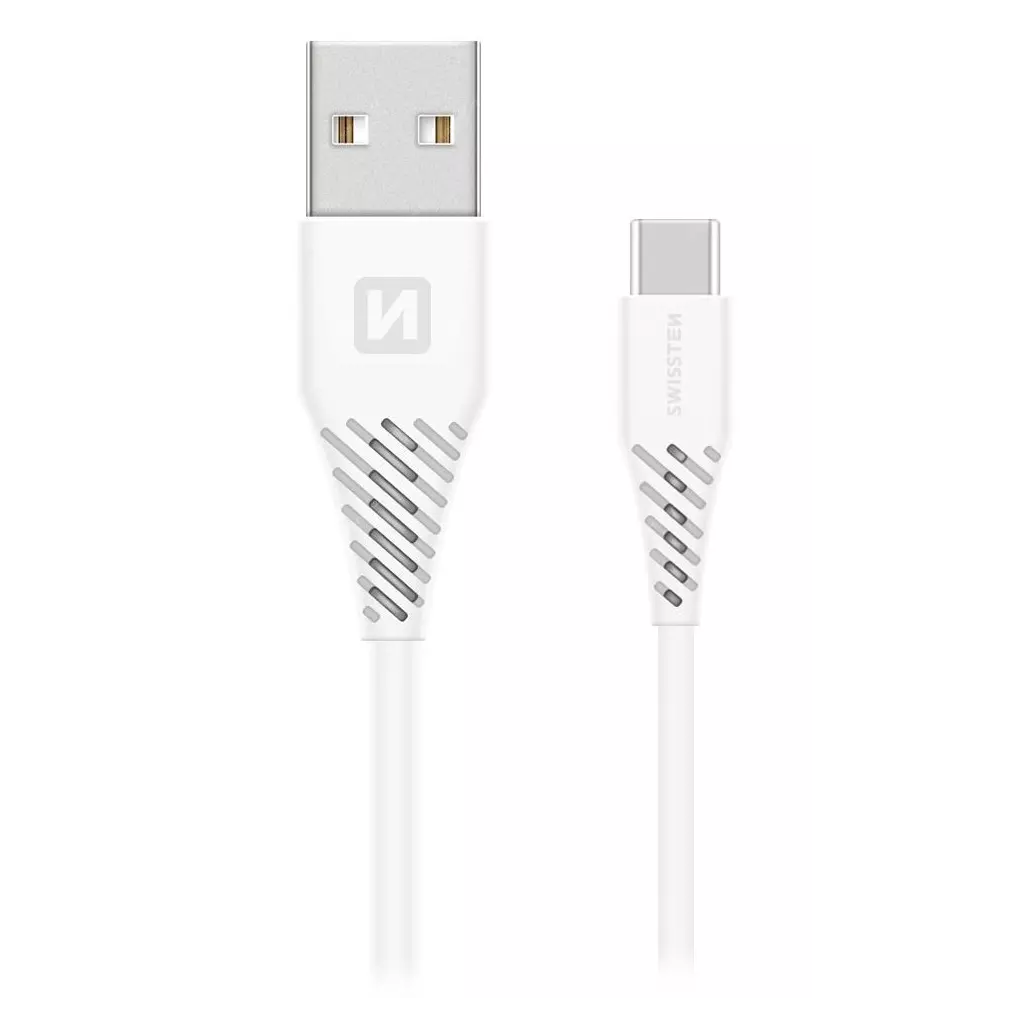 Obrázek produktu Swissten datový kabel USB / USB-C 3.1, bílý 1,5 M