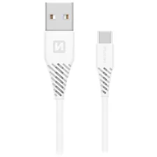 obrázek produktu DATOVÝ KABEL SWISSTEN USB / USB-C 3.1 BÍLÝ 1,5 M (9mm)