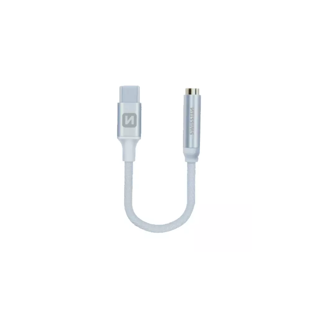 Obrázek produktu Swissten Audio Adaptér Textile Usb-C/Jack (Samice)