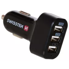 obrázek produktu SWISSTEN CL ADAPTÉR 3x USB 5,2A POWER 