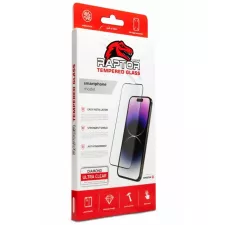 obrázek produktu Swissten sklo RAPTOR DIAMOND ULTRA CLEAR 3D TEMPEROVANÉ SKLO PRO APPLE IPHONE 15 PRO ČERNÉ