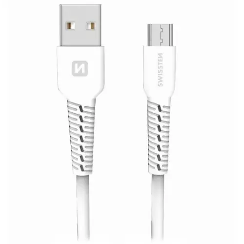 obrázek produktu Swissten datový kabel usb / micro usb 1,0 m bílý
