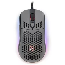 obrázek produktu AROZZI herní myš FAVO Ultra Light Black-Grey/ drátová/ 16.000 dpi/ USB/ 7 tlačítek/ RGB/ černošedá