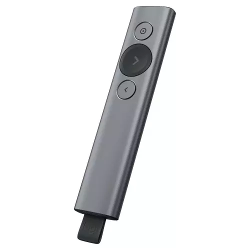 obrázek produktu Logitech prezentér SPOTLIGHT/ bezdrátový/ Bluetooth/ šedý