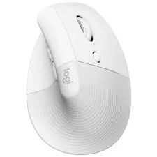 obrázek produktu Logitech Lift Vertical Ergonomic Mouse - White   Vertikální myš, optická, 6 tlačítek, bezdrátová, Bluetooth
