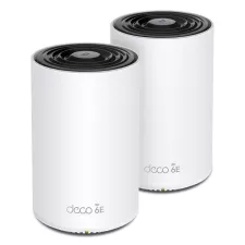 obrázek produktu TP-Link Deco XE75 Pro(2-pack) - Triple Band Mesh systém AXE5400, Wi-Fi 6E, 1x 2,5Gbit WAN/LAN, 2x Gbit WAN/LAN