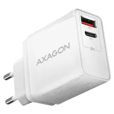 obrázek produktu AXAGON síťová nabíječka 22W / ACU-PQ22W / USB-A / USB-C / PD3.0/QC3.0/AFC/FCP/Apple / bílá