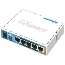 obrázek produktu MikroTik hAP ac lite,RB952Ui-5ac2nD, 650MHz, 5x LAN, 2.4+5Ghz Wi-Fi 5, USB, 1x PoE out, L4