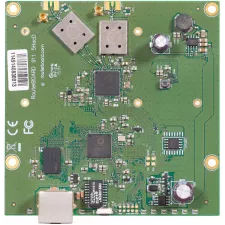 obrázek produktu MikroTik RouterBOARD RB911-5HacD, 802.11a/n/ac, RouterOS L3, 1xLAN, 2xMMCX