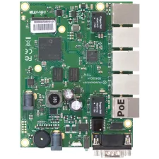 obrázek produktu MikroTik RouterBOARD RB450Gx4, 1 GB RAM, IPQ-4019 (716 MHz), 5× Gbit LAN, 802.3af/at, licence L5