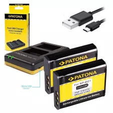 obrázek produktu PATONA nabíječka Foto Dual Quick Sony NP-BG1 + 2x baterie 960mAh USB