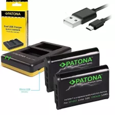 obrázek produktu PATONA nabíječka Foto Dual Quick Sony NP-BX1 + 2x baterie 1090mAh USB
