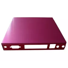 obrázek produktu PC Engines montážní krabice CASE1D4REDU, USB, 4x LAN, červená